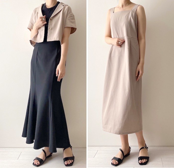 GU(ジーユー)のオススメのワンピース「マルチウェイワンピース(半袖)」のコーディネート