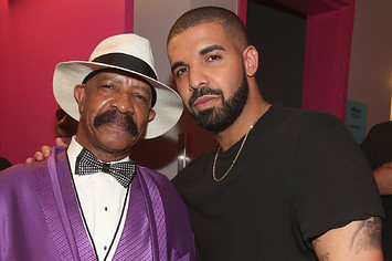Dennis Graham and Drake attend the 2017 Billboard Music Awards