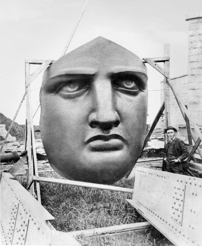 The Statue of Liberty&#x27;s face