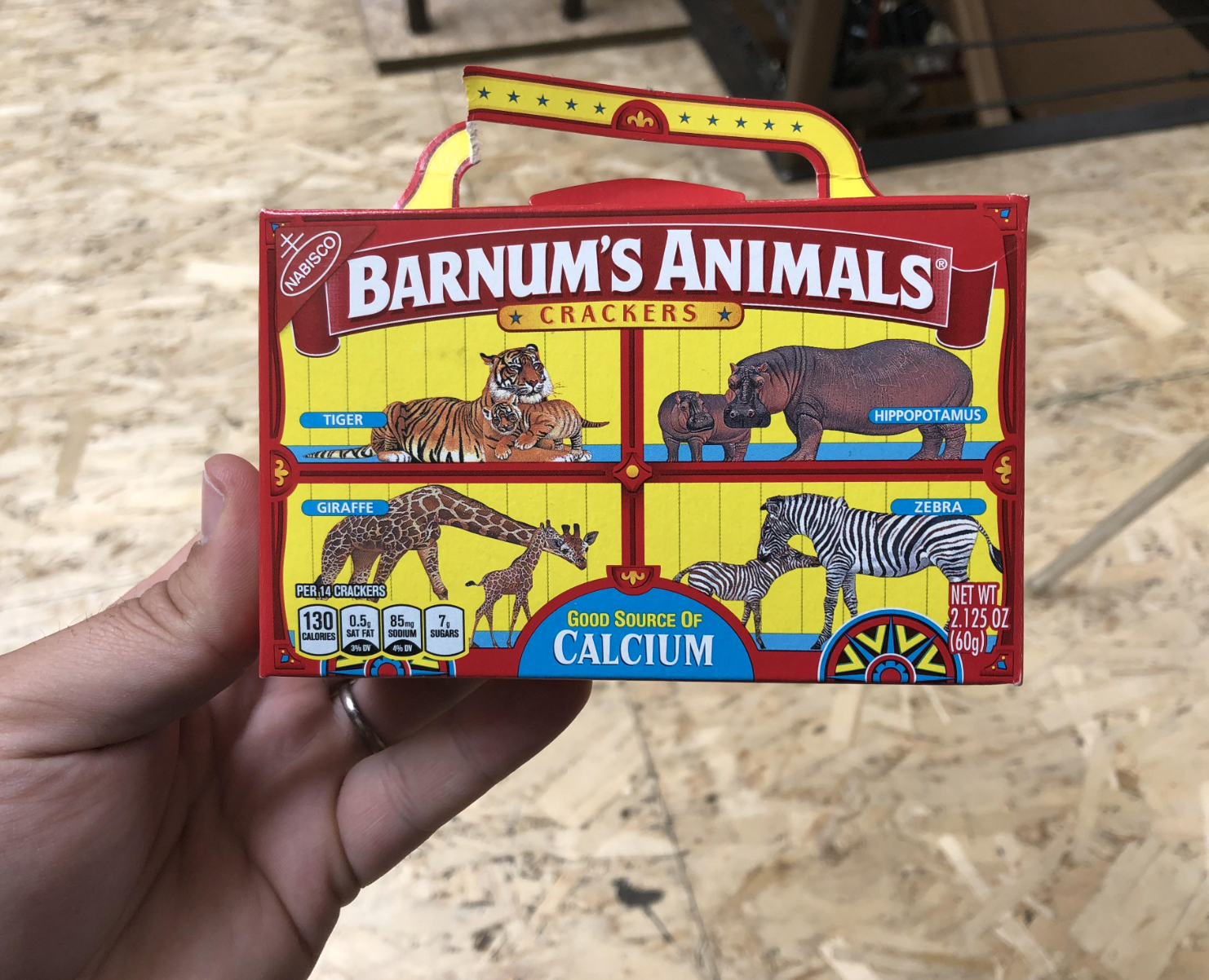 A box of animal crackers