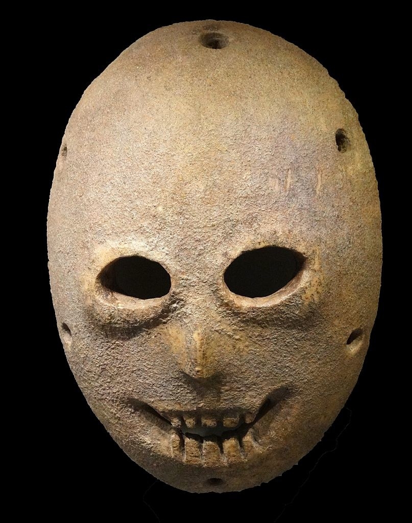 Closeup of a mask