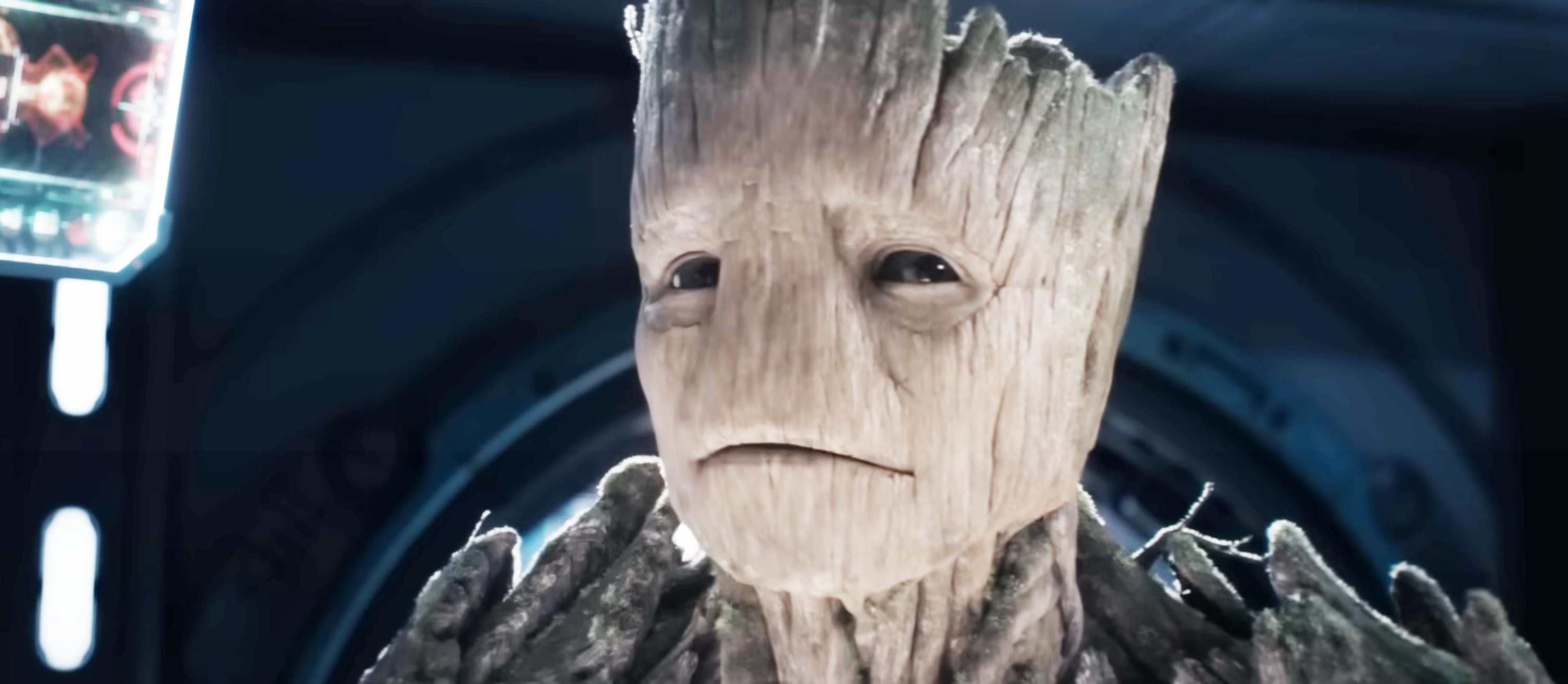 Closeup of Groot