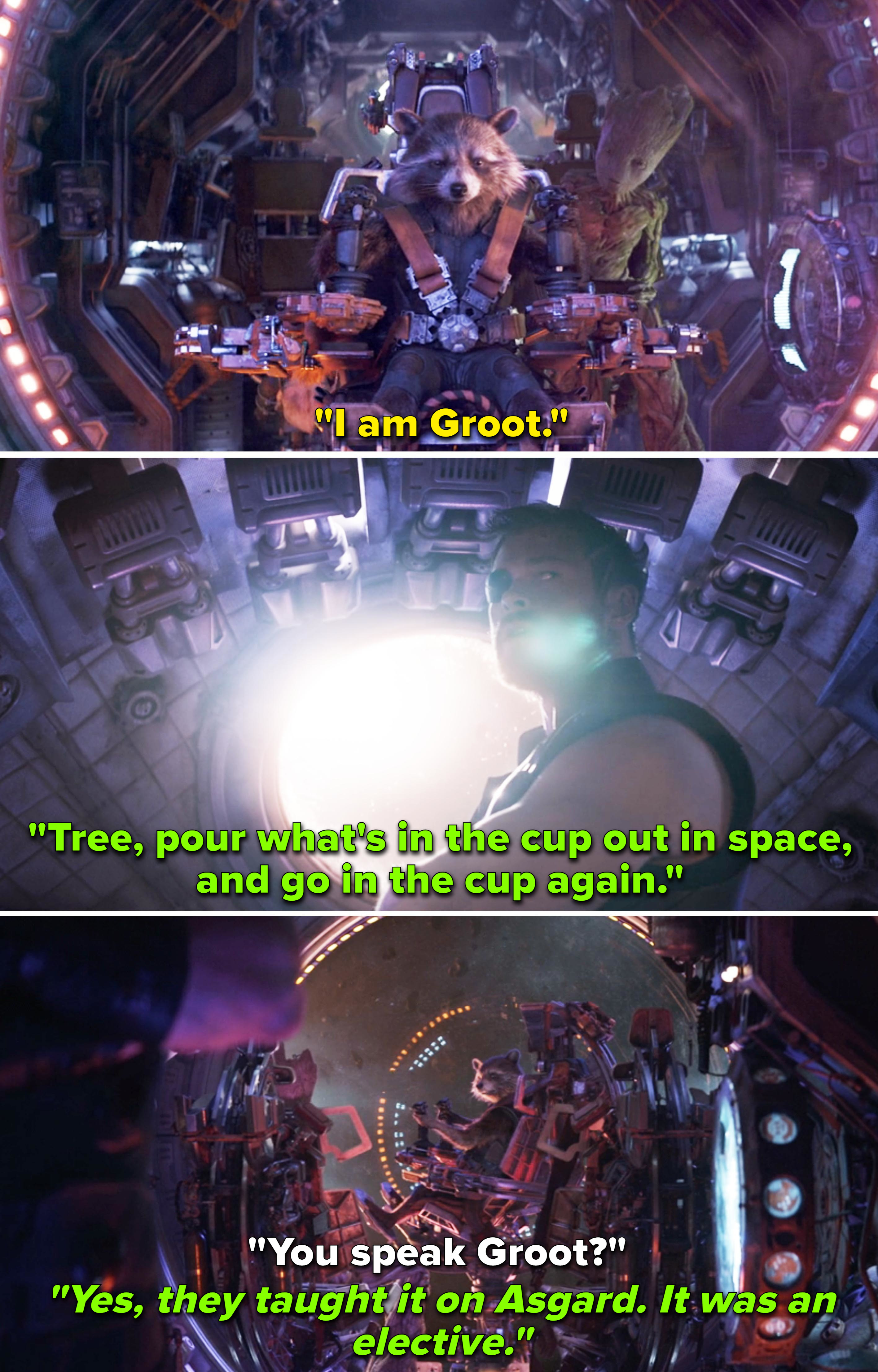 Screenshots from &quot;Guardians of the Galaxy&quot;
