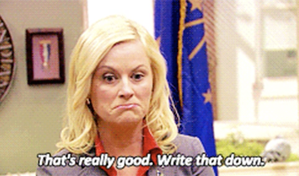 Screenshot from "Parks and Recreation"