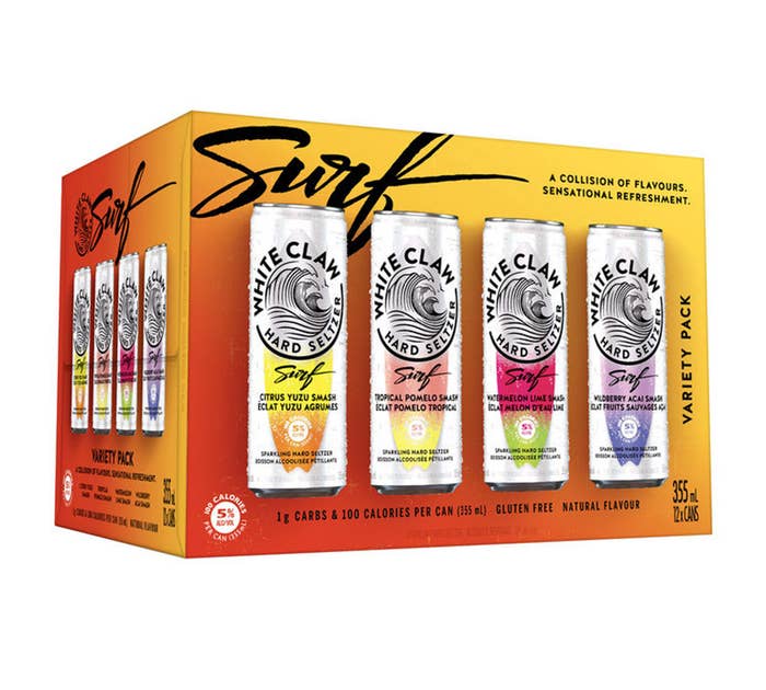 the box of white claw