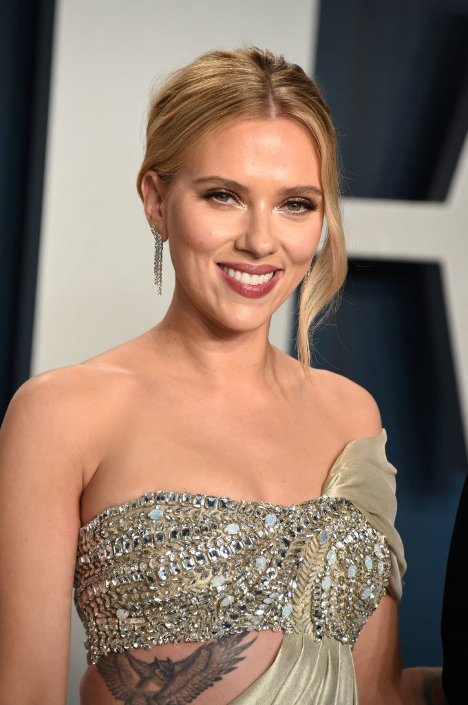 Closeup of Scarlett Johansson