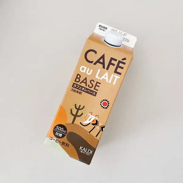 KALDI（カルディ）のオススメのドリンク「カフェオレベース（濃縮コーヒー）500ml」