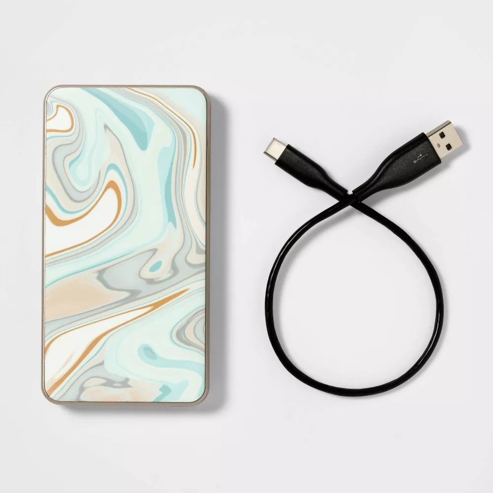 The power back in the color Pastel Marble
