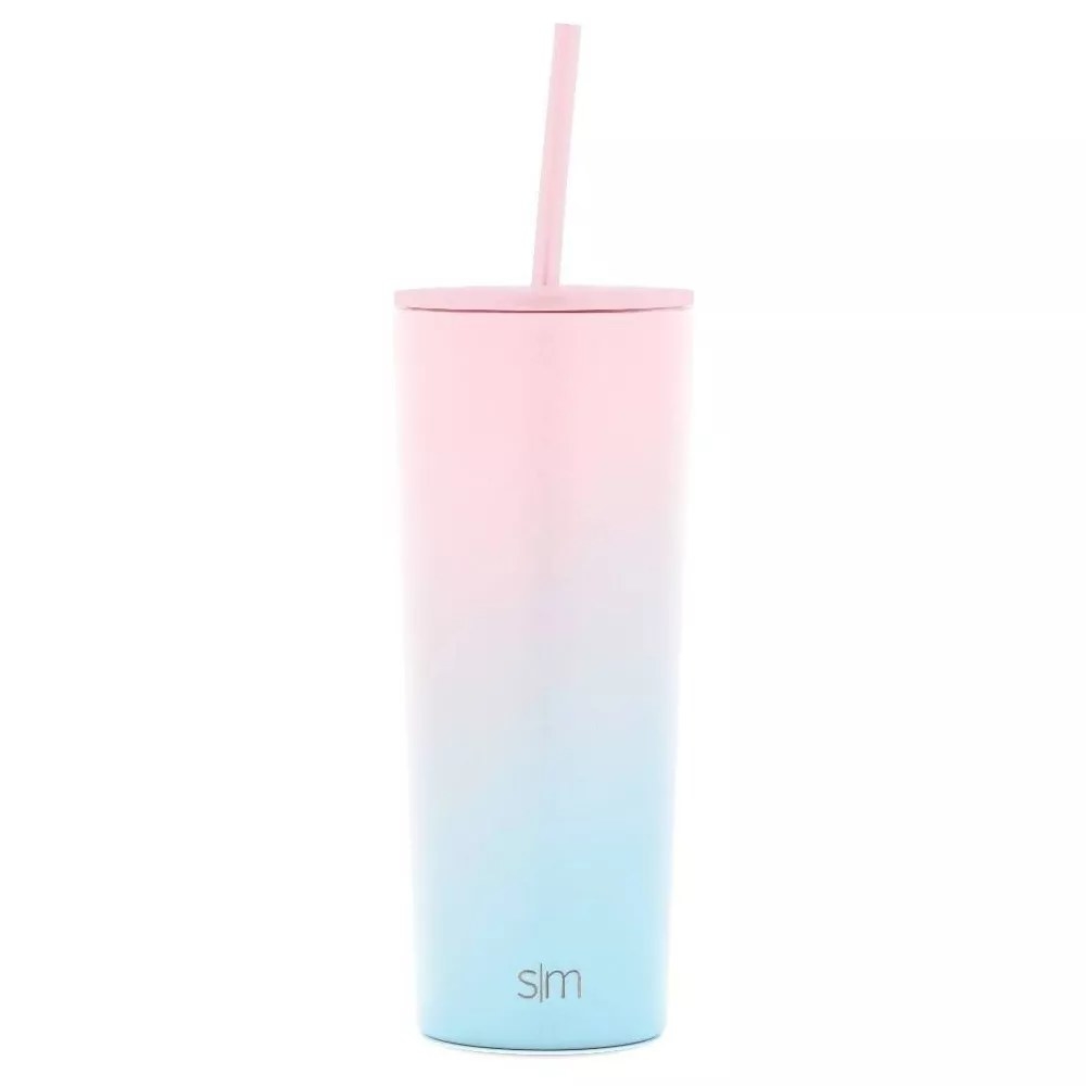 The tumbler in the color Pink Taffy