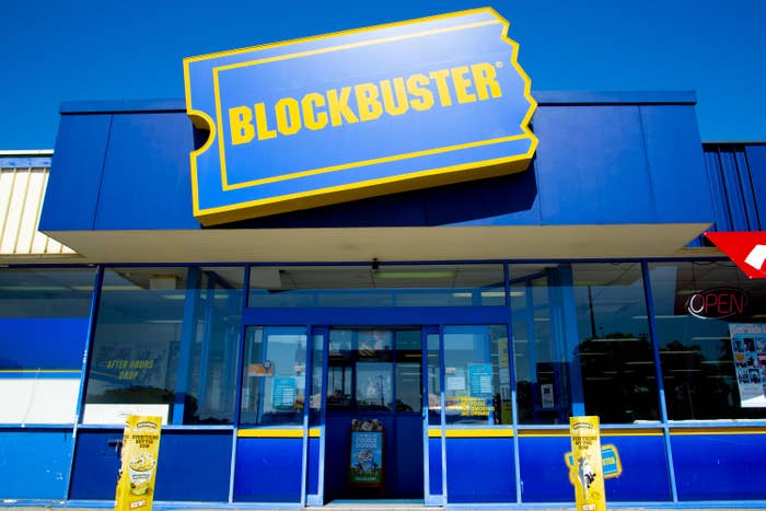 A Blockbuster in Australia is pictured