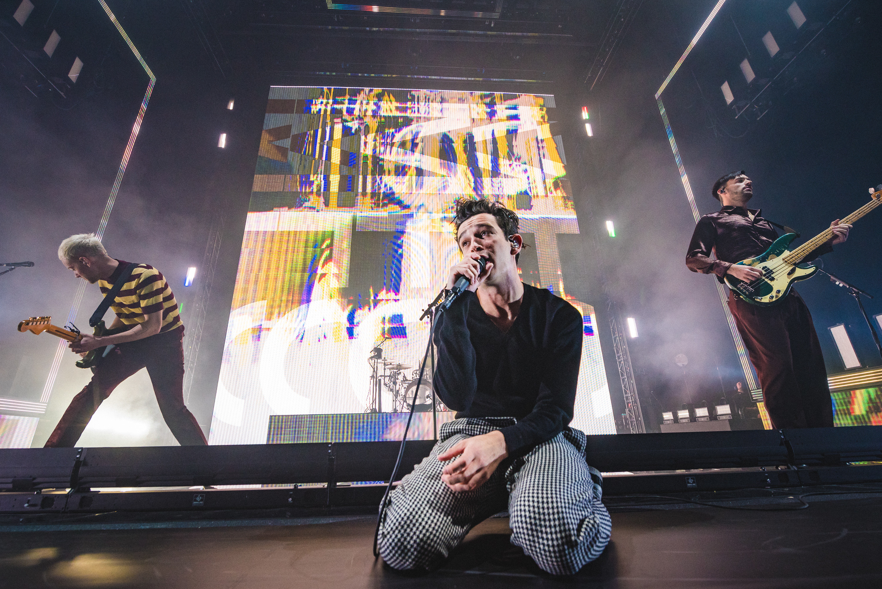The 1975 onstage