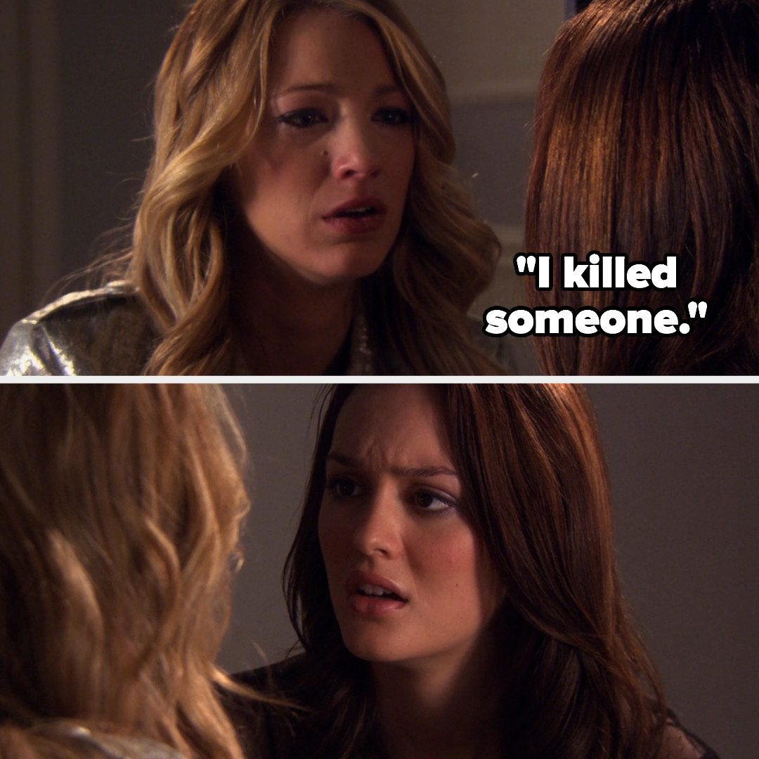 Serena telling Blair she killed someone
