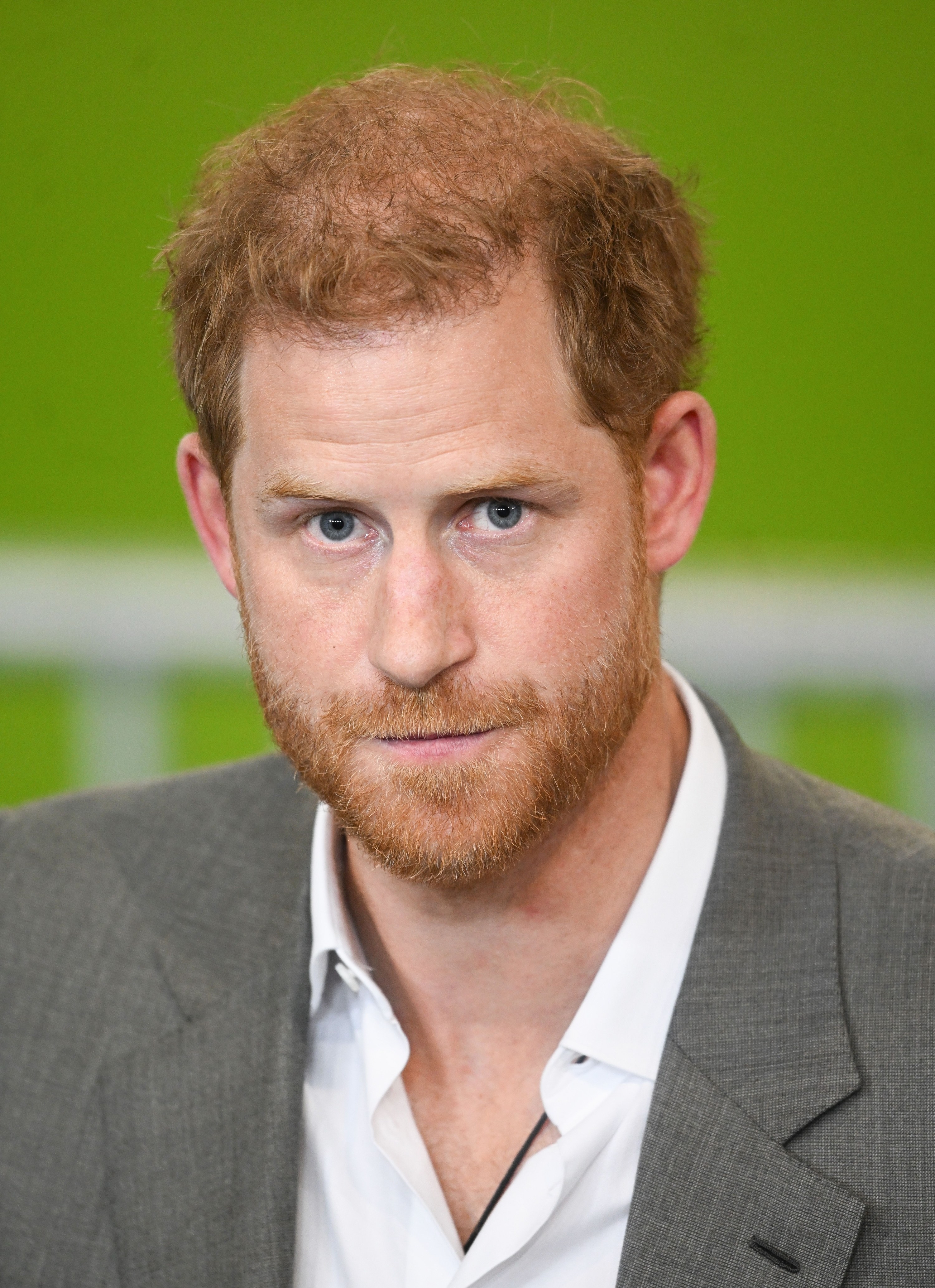 Closeup of Prince Harry