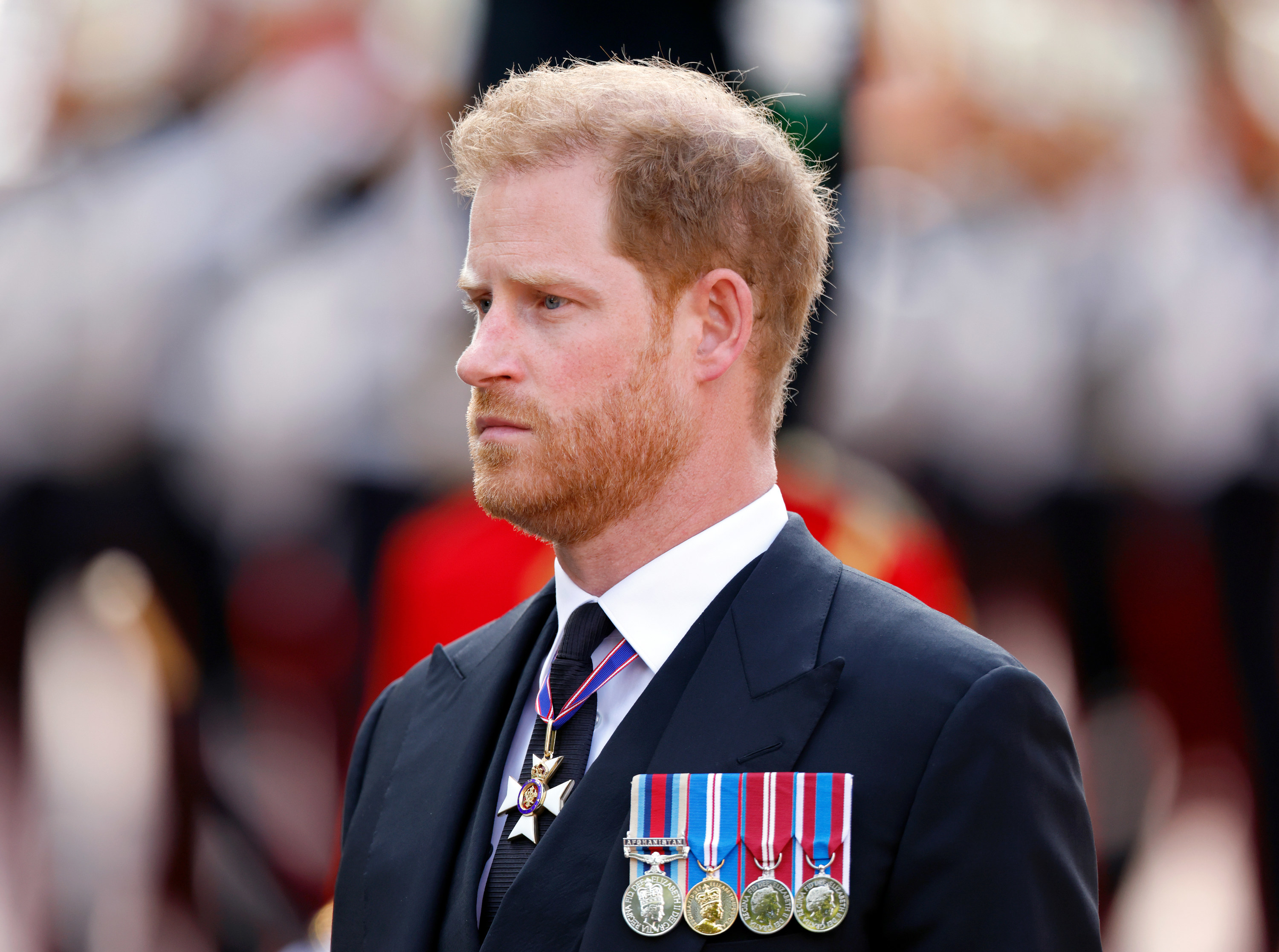 Closeup of Prince Harry