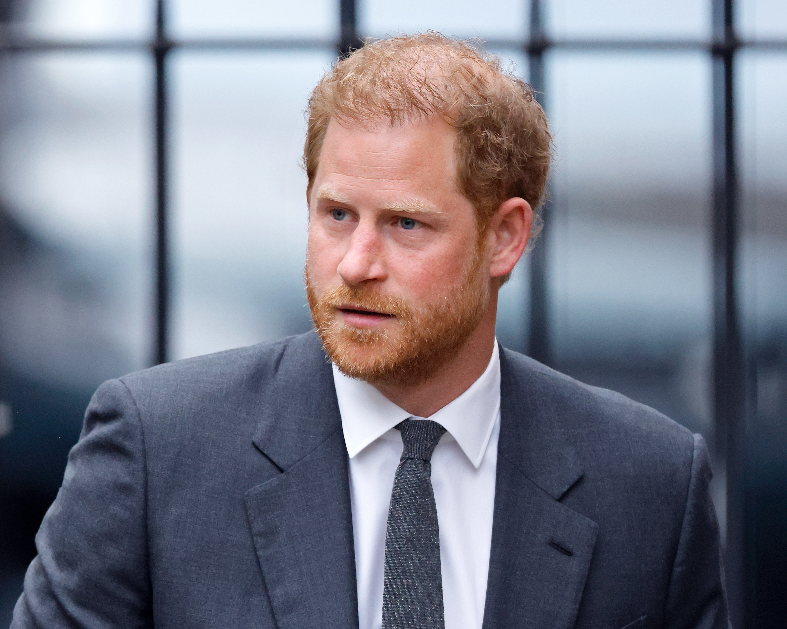 Closeup of Prince Harry