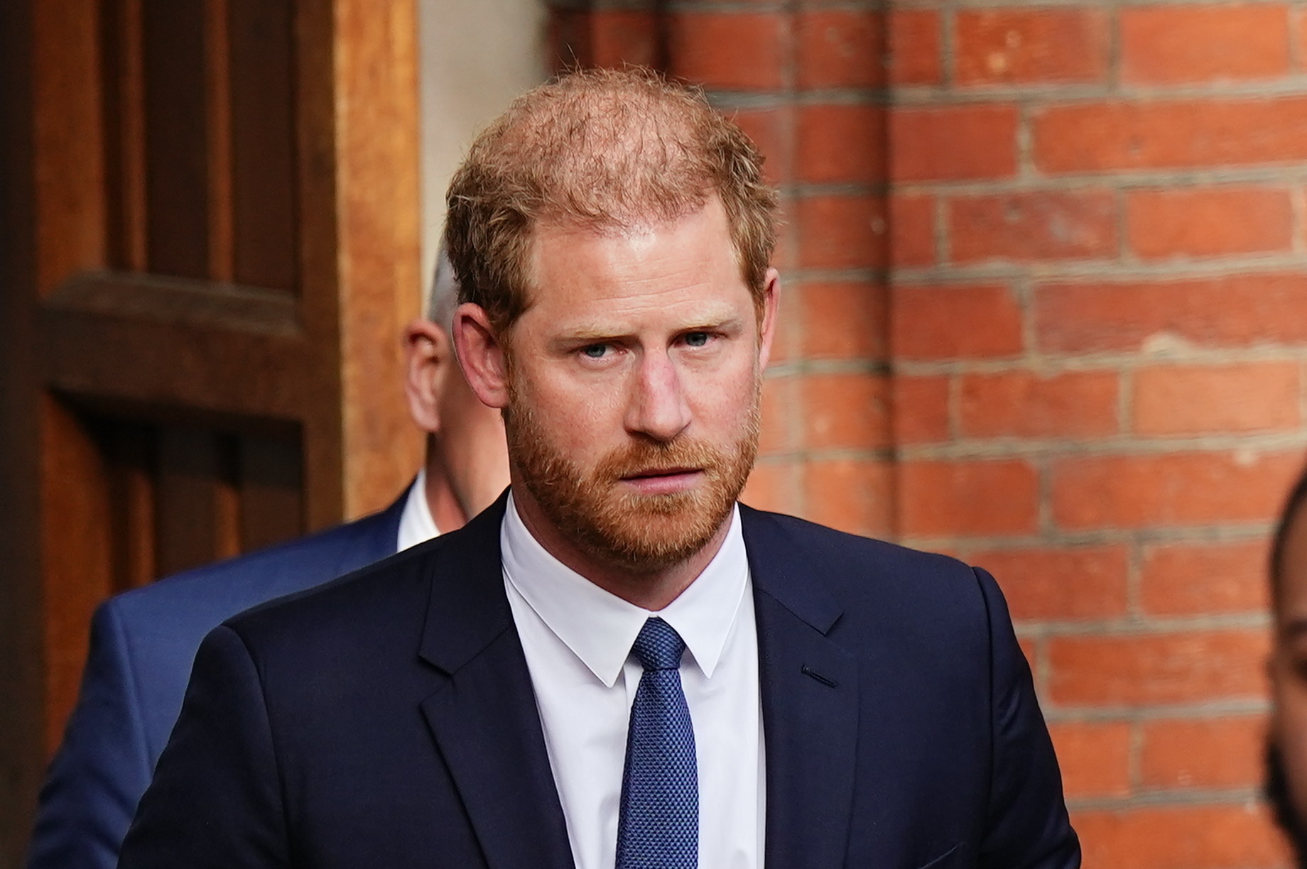 Closeup of Prince Harry