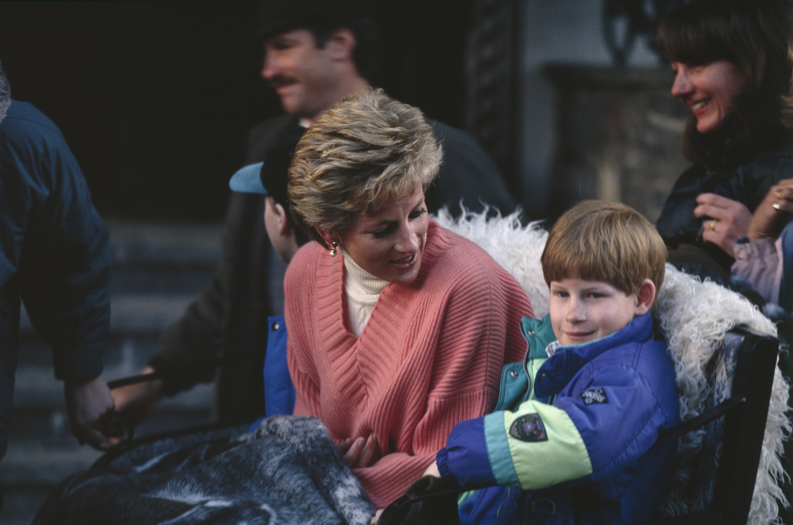Princess Diana and young Prince Harry