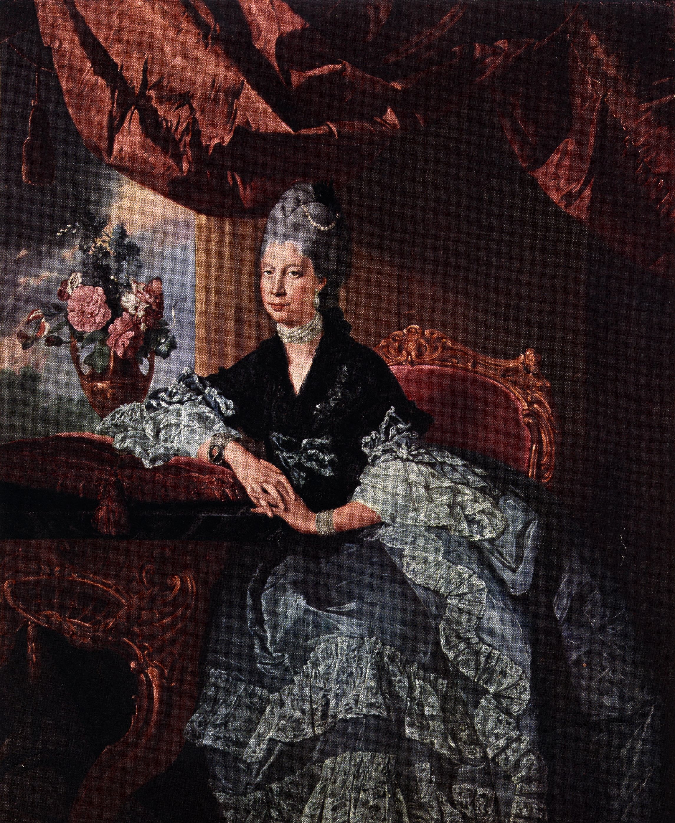 painting of the queen