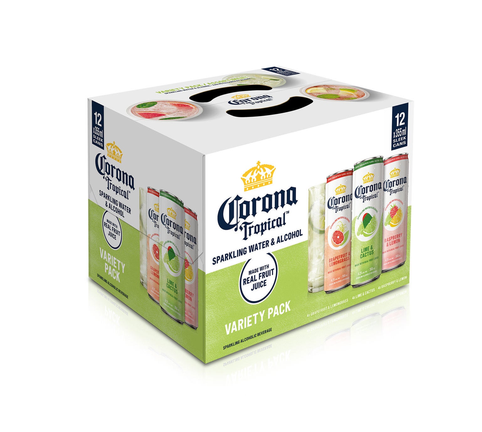 the pack of Corona Tropical