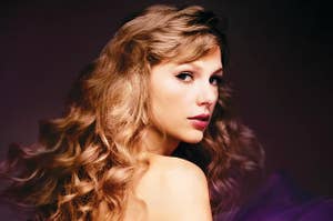 Taylor Swift on the Speak Now Taylor's Version album cover