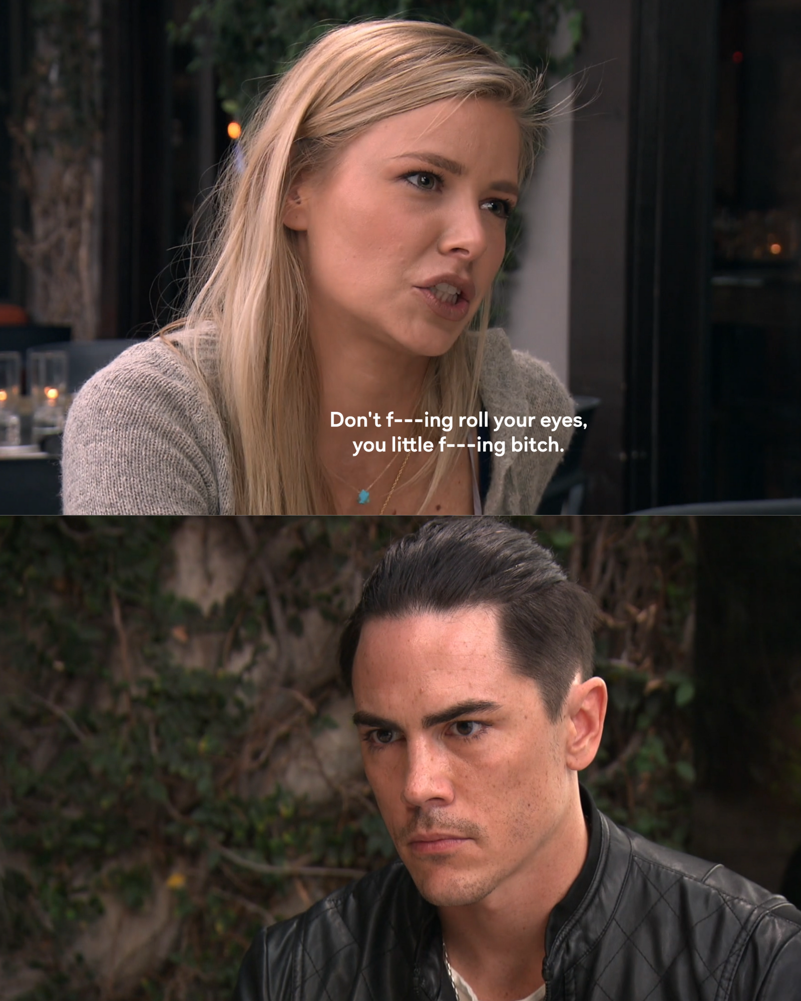 Screencaps of Ariana Madix and Tom Sandoval