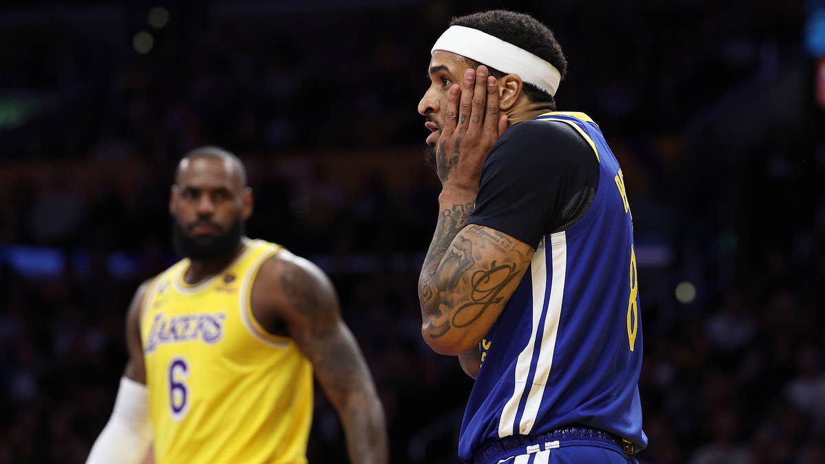 Gary Payton II, who started for the defending champion Golden State Warriors in Game 4 against the Los Angeles Lakers, appeared to throw up in his mouth.
