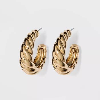 Image of gold earrings