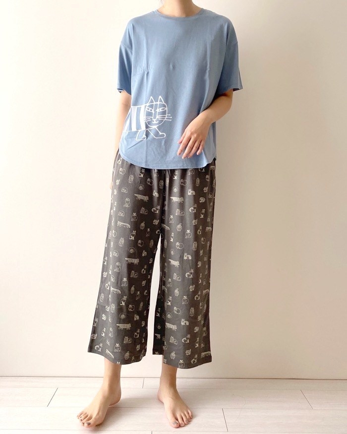 ユニクロのオススメのルームウェア「リサ・ラーソン ルームセット(半袖)」