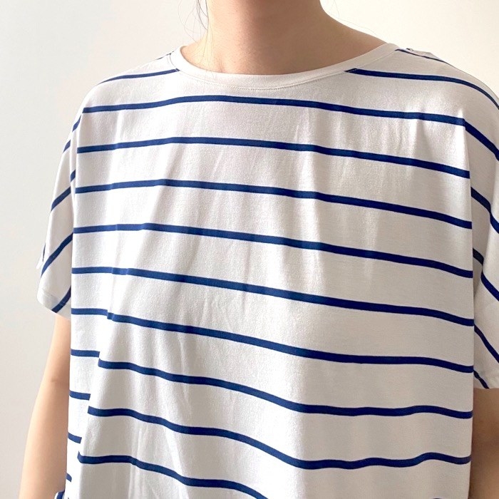 ユニクロのオススメのファッション「ウルトラストレッチエアリズムボーダーセット(半袖)」