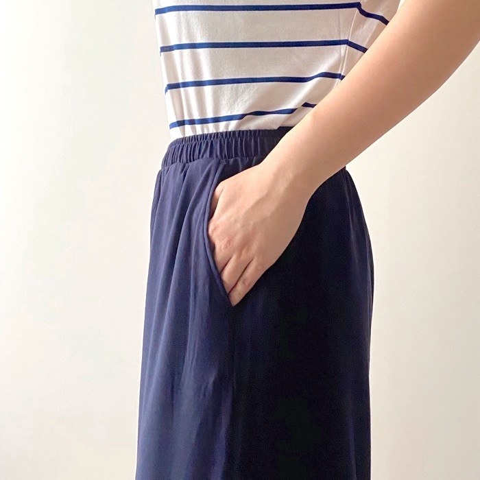 ユニクロのオススメのファッション「ウルトラストレッチエアリズムボーダーセット(半袖)」