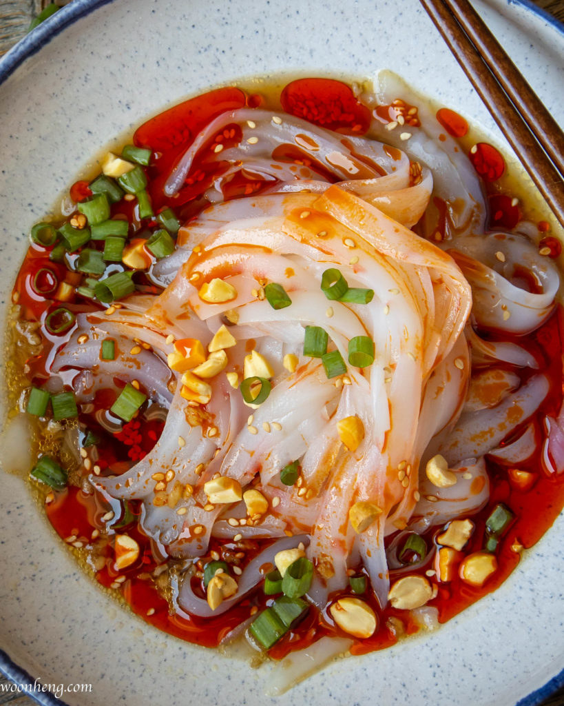 Liang Fen Cold Spicy Jelly Noodles