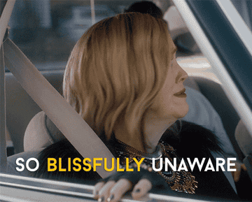 Moira saying &quot;So blissfully unaware&quot; on Schitt's Creek