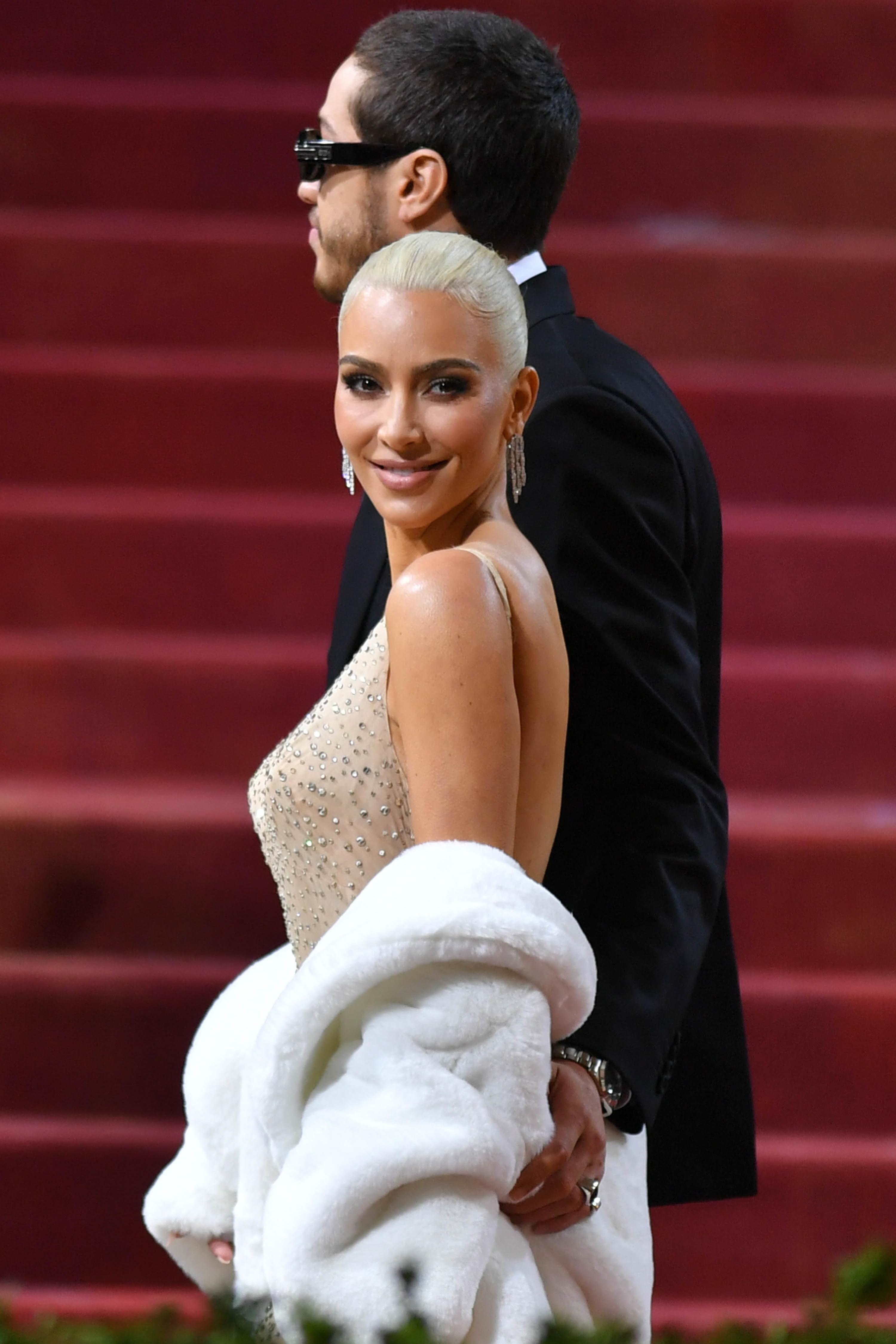 Kim Kardashian and Pete Davidson at the Met Gala