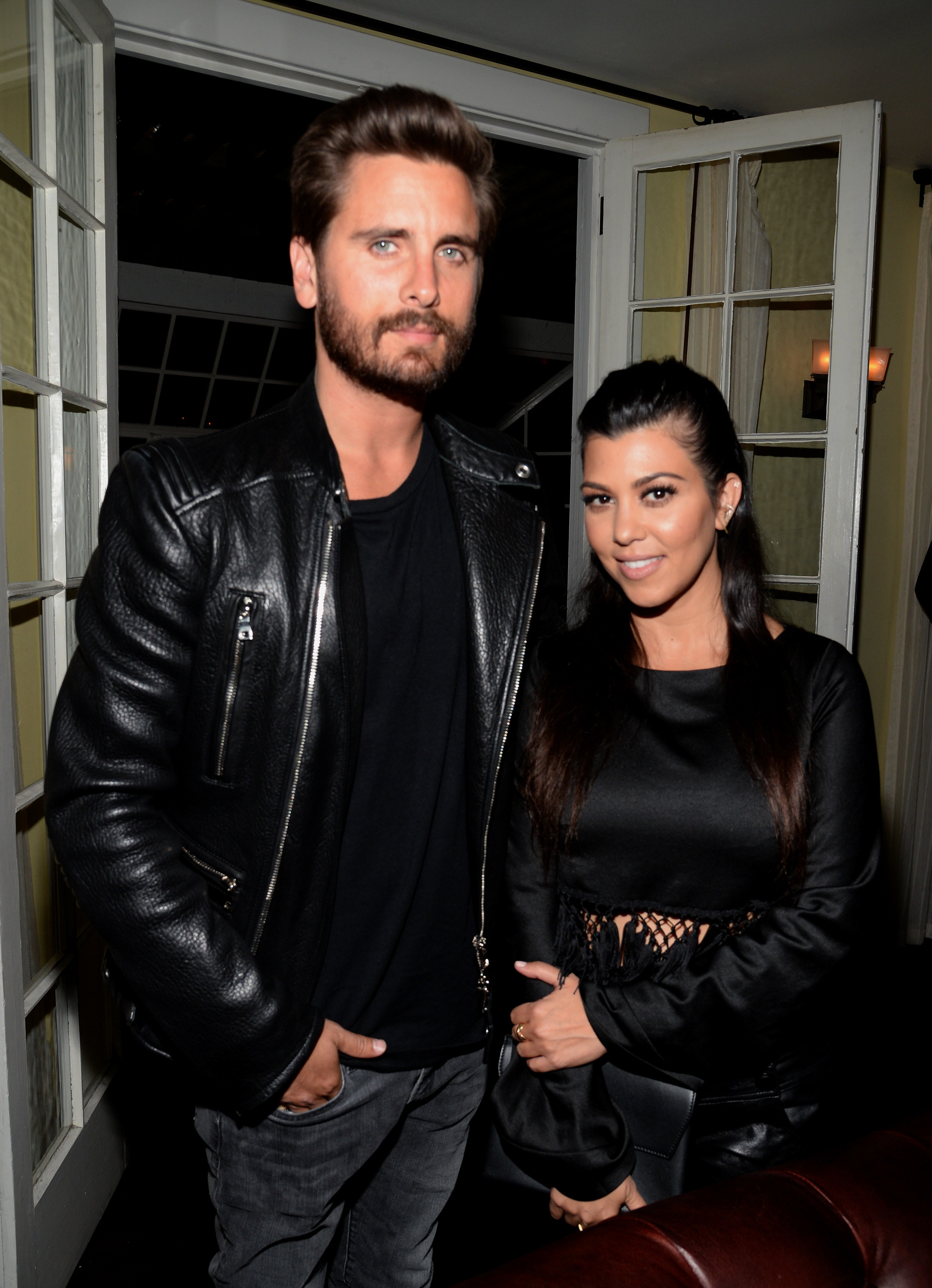 Closeup of Scott and Kourtney