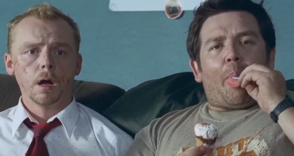 Screenshot from &quot;Shaun of the Dead&quot;