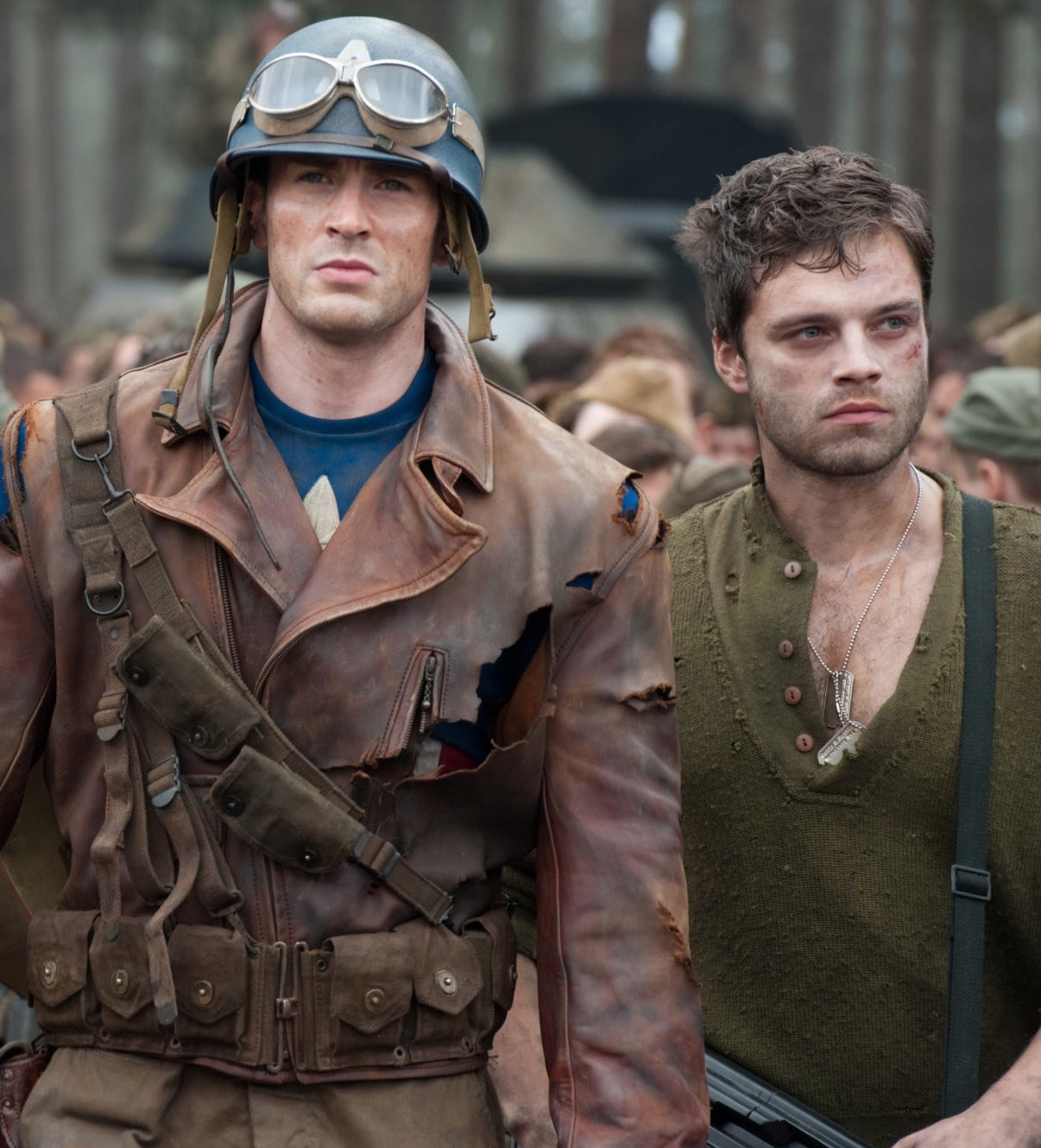 Steve Rogers and Bucky Barnes