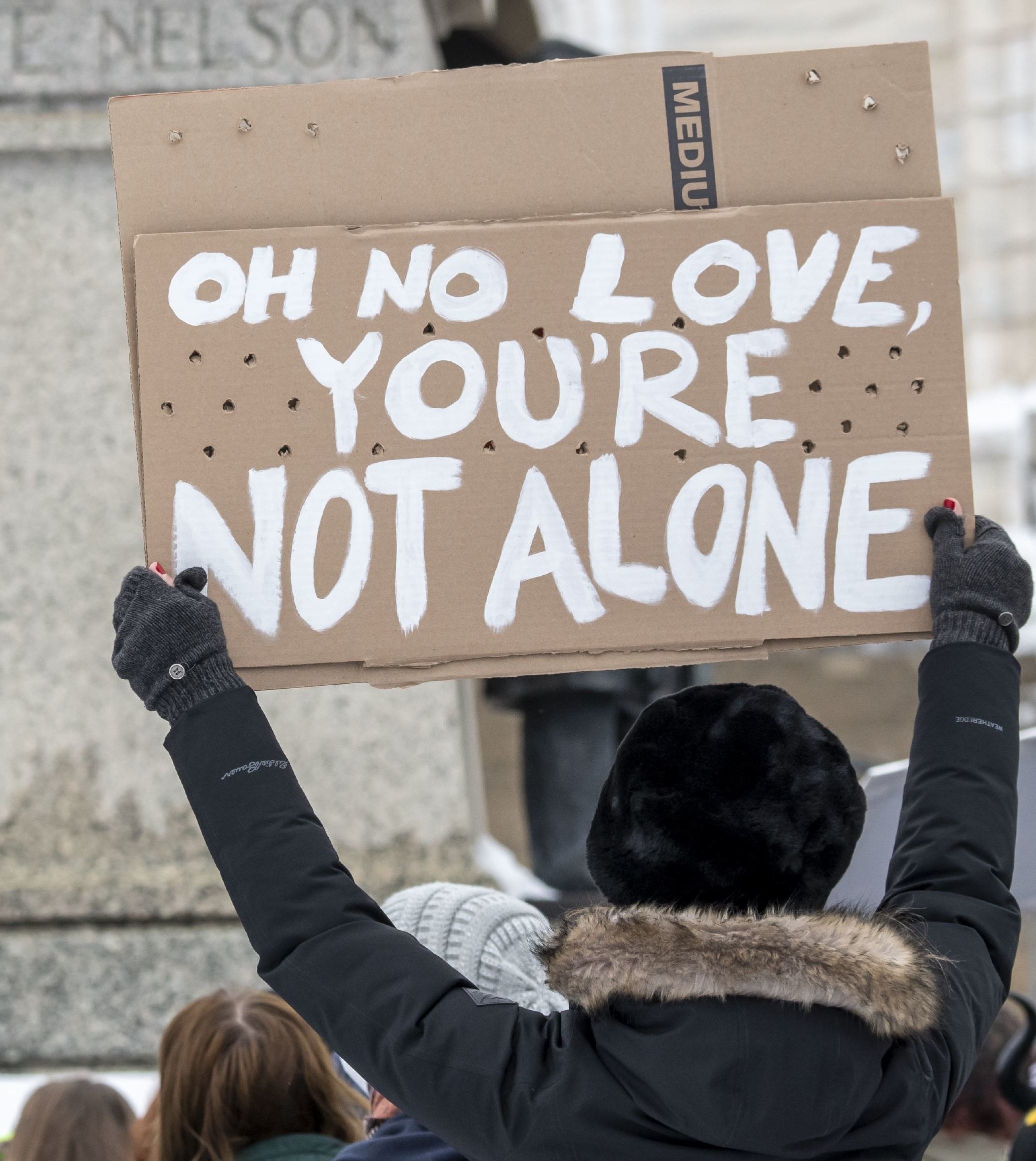 &quot;Oh no, love, you're not alone&quot;