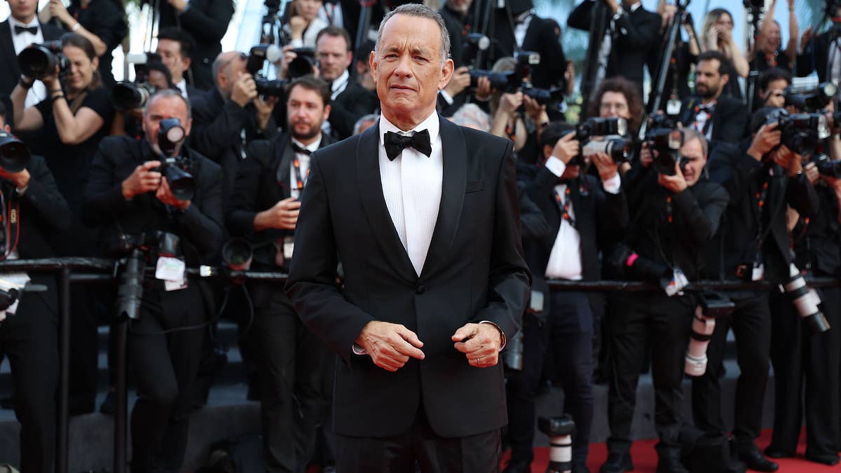 Tom Hanks describes a 5-point list that everyone uses in order to judge the quality of a movie.