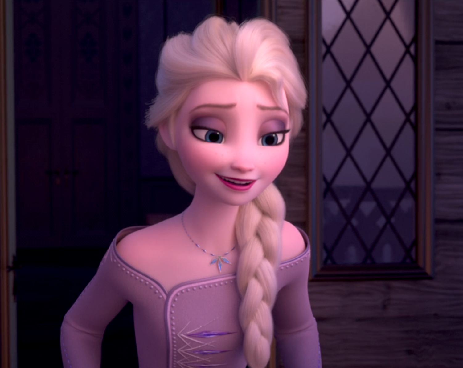 Closeup of Elsa
