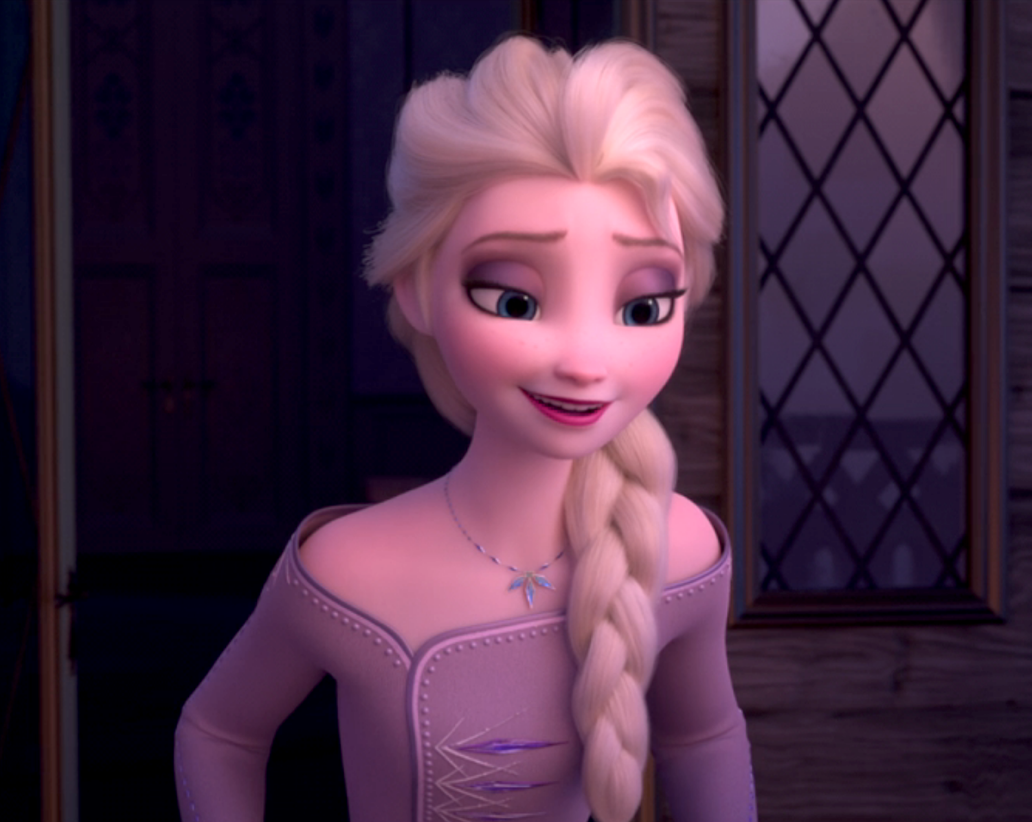 Closeup of Elsa