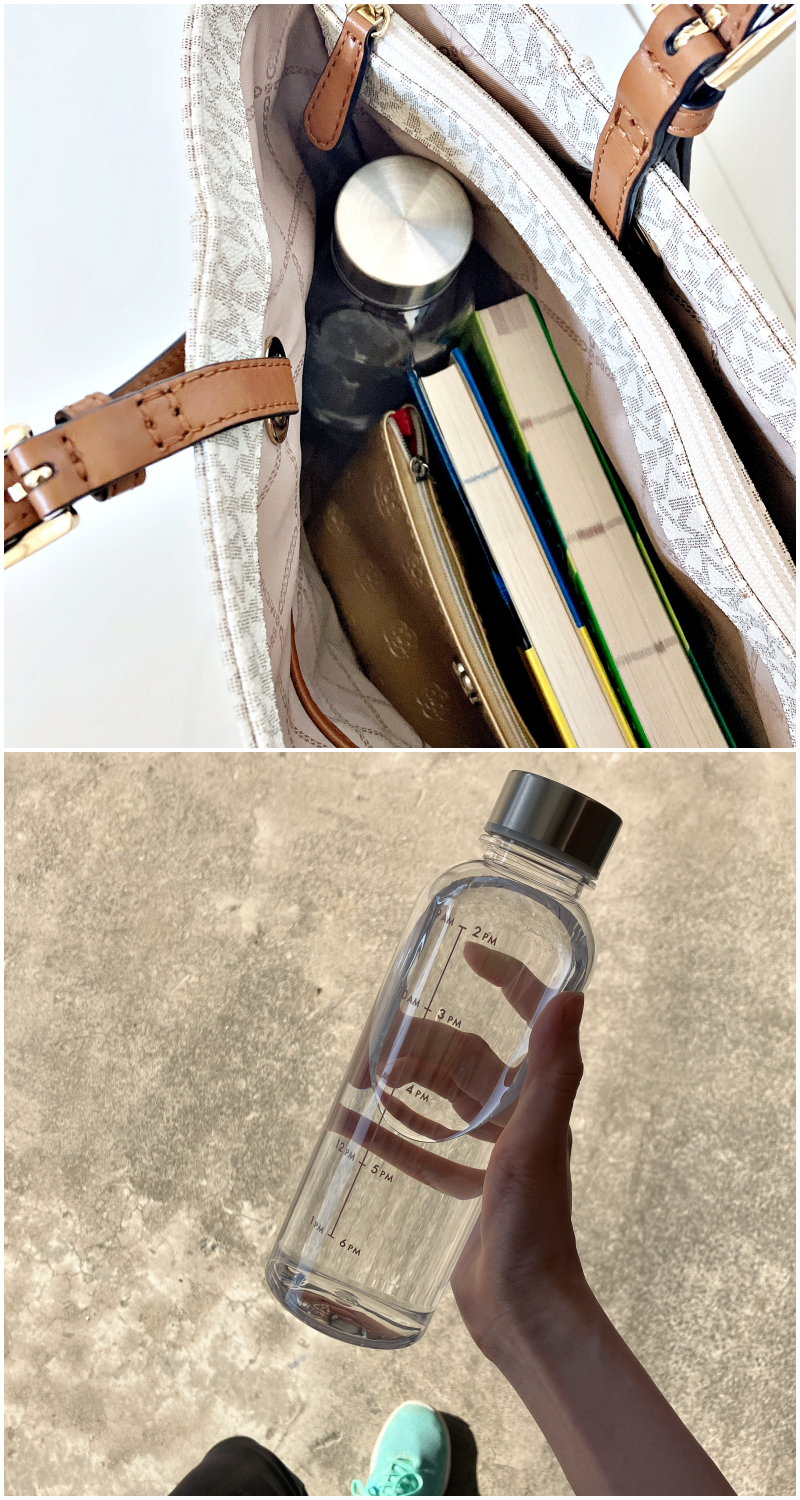 DAISO(ダイソー)のおすすめ日用雑貨「ドリンクボトル(500mL、タイムマーカー付)」