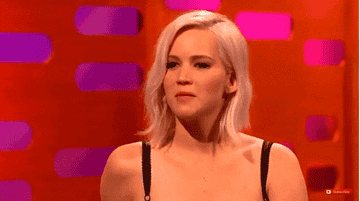 jennifer throwing a middle finger and saying fuck you
