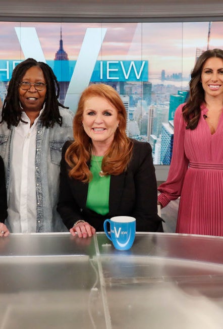 Closeup of Alyssa Farah and Sunny Hostin