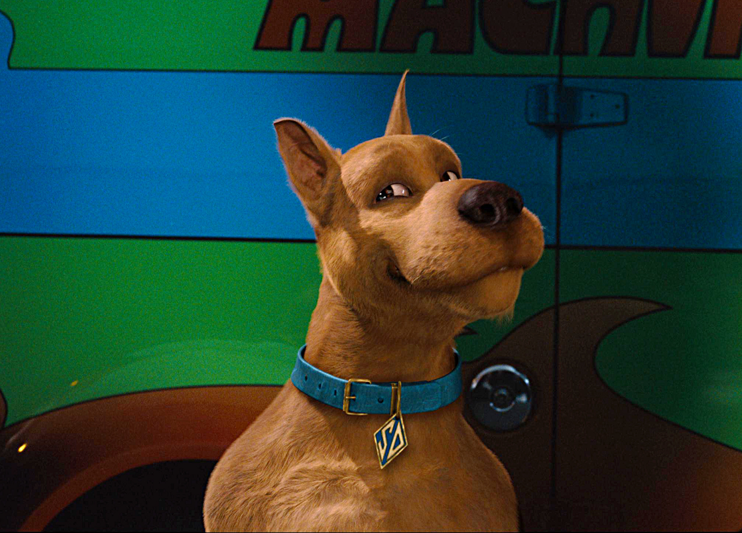 Closeup of Scooby-Doo