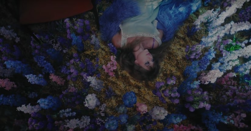 photo from the music video for Lavender Haze