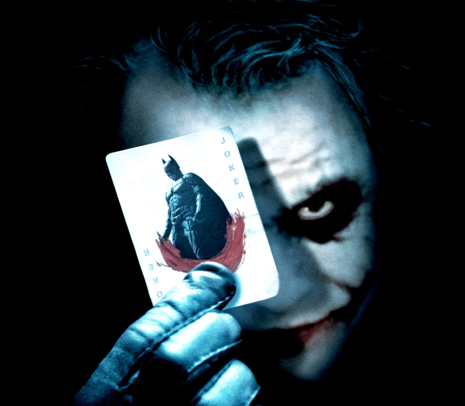 Closeup of the Joker