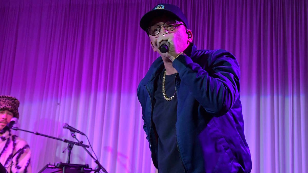 In the past, Logic has spoken about the strained relationship he's had with his father. But now, he's aiming to "protect" him by adding him to the Bobby Boy roster.