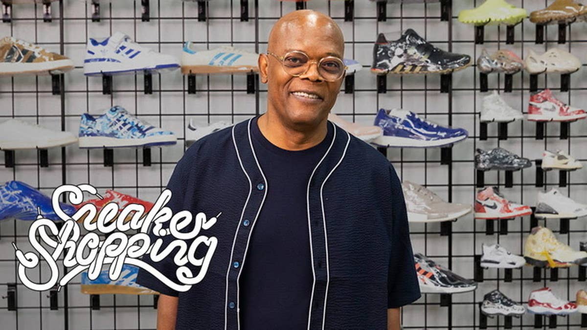 Hollywood legend Samuel L. Jackson goes Sneaker Shopping with Complex's Joe La Puma at SoleStage in LA and talks about his love for Adidas, playing golf with Ti