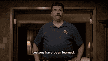Danny Mcbride saying &quot;lessons have been learned&quot;