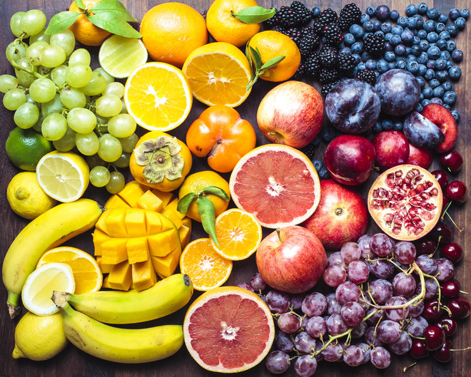 An assortment of fruit